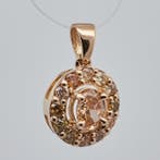 Zonder minimumprijs - Hanger - 14 karaat Geel goud - 0.70ct.