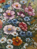 Le Van H (1972) - Les Fleurs de Montagne 80 60 cm.
