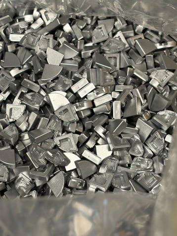 Lego Stenen - Lego 1x1 tile silver 250 stuks, Kinderen en Baby's, Nieuw