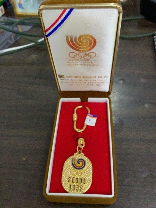 Écussons Seoul 1988 Olympic Games Commemorative Keychain -, Collections, Collections Autre