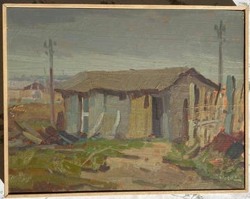 Angiolo Volpe (1943-2020) - Baracca a sole