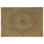 vidaXL Tapijt Natuurlijk en zwart 140 x 200 cm Jute, Maison & Meubles, Ameublement | Tapis & Moquettes, Verzenden