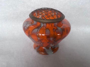 Franz Welz of Kralik - Vaas boheems glas Art Deco - Vaas -, Antiek en Kunst