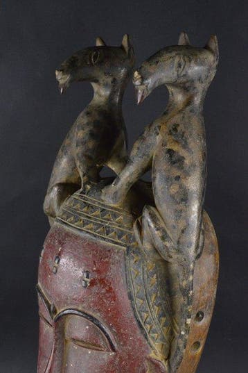 Ceremoniemasker van de Dje - Yaure - Ivoorkust