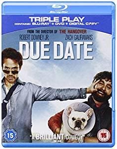 Due Date Blu-ray en DVD (Blu-ray tweedehands film), Cd's en Dvd's, Dvd's | Actie, Ophalen of Verzenden
