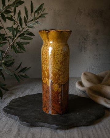 Koisago-yaki() - Flesvaas - Wabi-Sabi Japanse