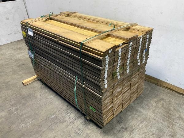 Veiling - 100x Grenen plank geschaafd 180x20x2cm, Doe-het-zelf en Bouw, Hout en Planken, Nieuw