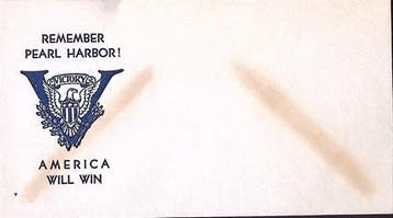 Amerikaanse envelop WWII (lijst optie), Verzenden