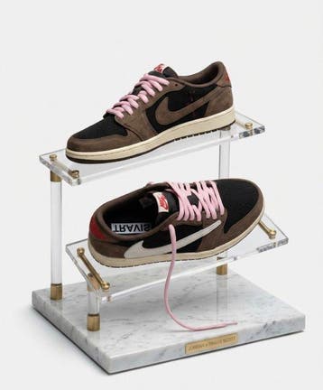 Nike - Air Jordan 1 Low Travis Scott Mocha - Sneakers -, Nieuw
