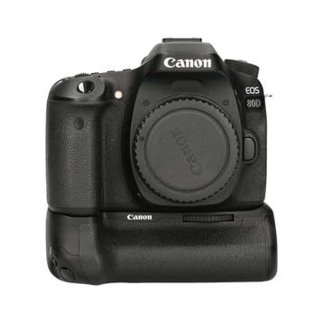 Canon EOS 80D met Canon BG-E14 Grip met garantie, Audio, Tv en Foto, Fotocamera's Digitaal, Ophalen of Verzenden, Gebruikt