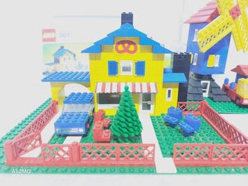 Lego Set - Legoland, Classic Town - 361 Bakkerij met auto, Nieuw