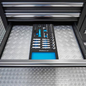 Datona Dopsleutelset 1/4 opname 28-delig in Pro, Doe-het-zelf en Bouw, Ophalen of Verzenden, Nieuw