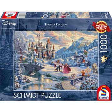 Disney Dreams Puzzel Belle en het Beest Winter (1000 stukken, Verzamelen, Ophalen of Verzenden, Nieuw