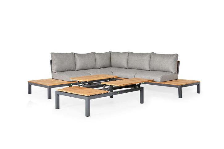 Suns Memphis loungeset light antraciet met antraciet frame |, Jardin & Terrasse, Ensembles de jardin