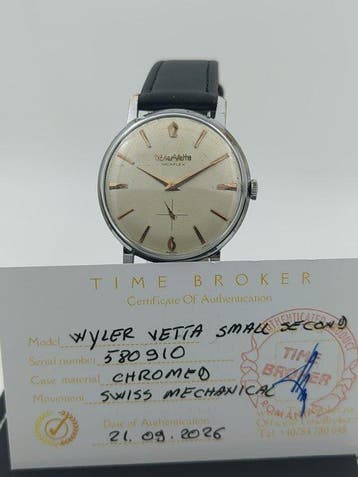 Wyler Vetta - Small Second - Zonder minimumprijs - 580910 -, Nieuw