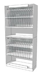 *TIP*  Strakke design kast glossy wit R-EC-001-A, Ophalen of Verzenden