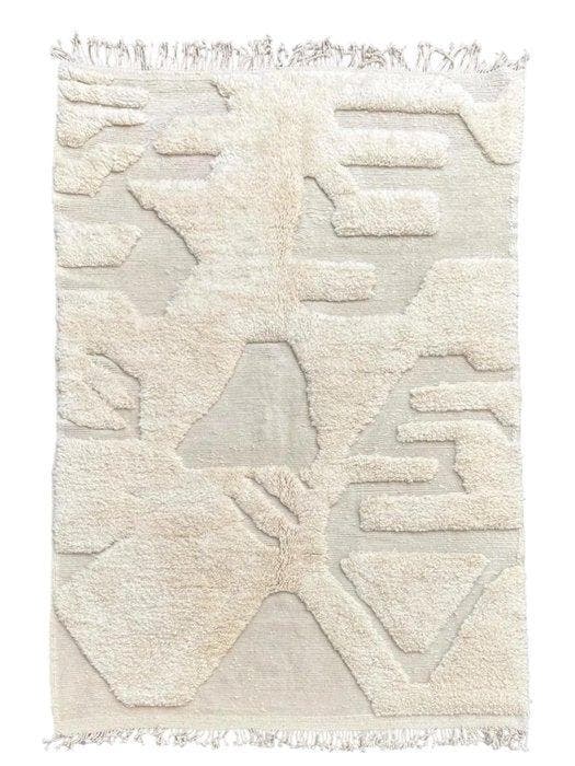 Moderne Marokkaanse Beni M’rirt wollen tapijt – handgeweven,, Maison & Meubles, Ameublement | Tapis & Moquettes
