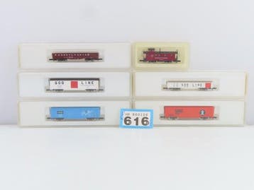 Märklin Z - o.a. 8681/8678/8672/8638/8223 - Wagon de, Nieuw