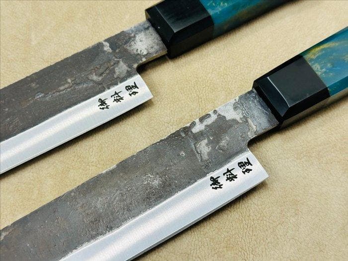 Keukenmes - Chefs knife - Professionele Japanse D2-staal, Antiquités & Art, Antiquités | Ustensiles de cuisine
