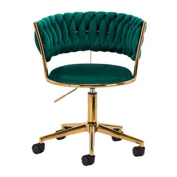 4Rico Velvet Draaistoel – Verstelbaar, Verrijdbaar en Luxe, Huis en Inrichting, Stoelen, Verzenden, Nieuw