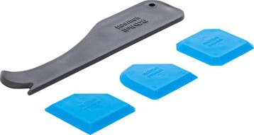 Siliconen afstrijkset 4-dlg, Verzenden, Nieuw