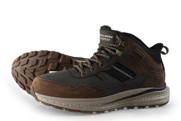 Skechers Veterboots in maat 42 Bruin, Bruin, Verzenden, Boots, Zo goed als nieuw