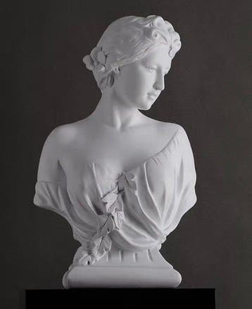 Statue, Dea Artemide greca - 30.5 cm - Plâtre