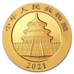 Chine. 200 Yuan 2021 15g ¥200 Yuan Chinese Gold Panda Coin
