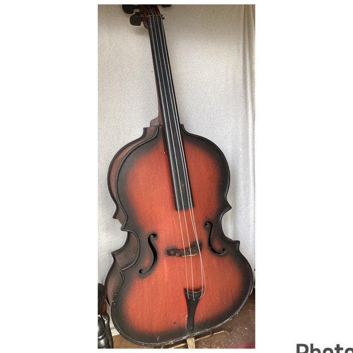 Armoire - Bois - Grande contrebasse, Antiquités & Art, Curiosités & Brocante