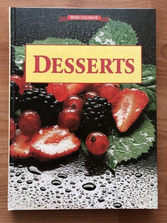 DESSERTS - zonder, Boeken, Kookboeken, Verzenden