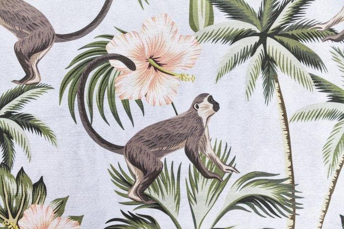 SPEDIZIONE GRATUITA !!! Esclusivo tessuto con Scimmiette -, Antiek en Kunst, Antiek | Tapijten, Tafelkleden en Textiel