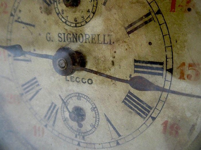 Bureauklok (2) - Coppia di Sveglie Antiche Meccaniche da, Antiquités & Art, Antiquités | Horloges