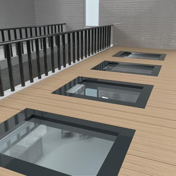 Beloopbaar isolatieglas-Beloopbaar glas 49 mm met geharde to, Verzenden, Nieuw