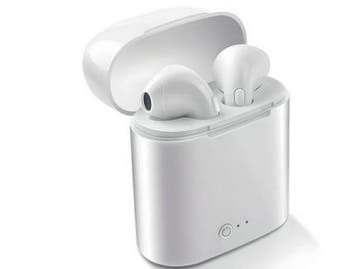Veiling - DRAADLOZE HOOFDTELEFOON BT i7s TWS MET POWERBANK, Audio, Tv en Foto, Hoofdtelefoons, Nieuw