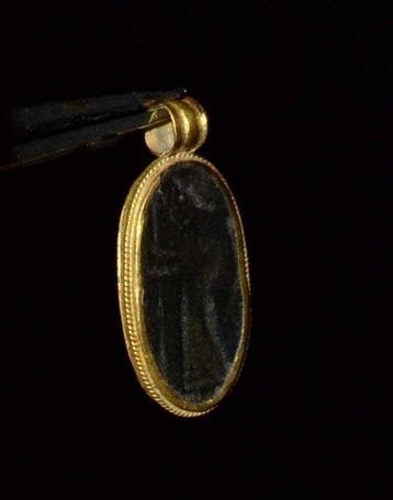 Oud-Romeins, Keizerrijk Goud Pendant, Een oud, hoog karaat