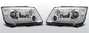 Koplampen Devil Eyes | geschikt voor Volkswagen Bora 1998-20, Auto-onderdelen, Verzenden, Nieuw, Volkswagen
