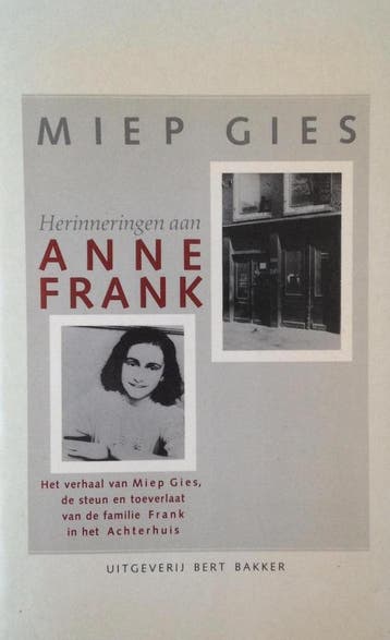 Herinneringen aan Anne Frank 9789035104891 Gies, Verzenden, Gelezen, Gies