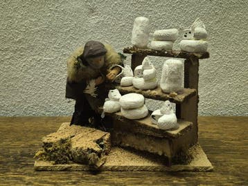 Kerststal - Hout, Aardewerk, Textiel