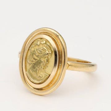 Ring - 18 karaat Geel goud, Bijoux, Sacs & Beauté