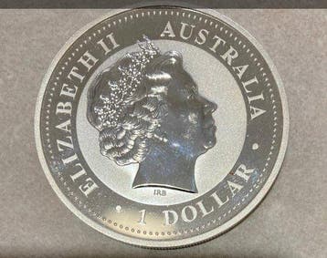 Australië. 1 Dollar 2009 - Elizabeth II Kookaburra (Zonder