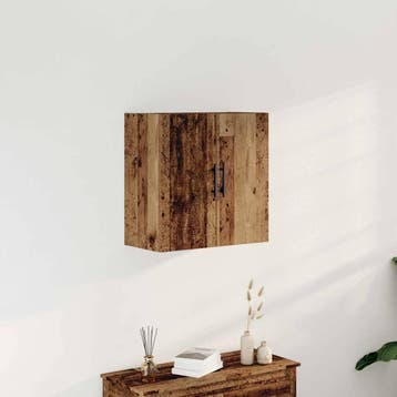 vidaXL Wandkast 60 x 31,5 x 60 cm Bewerkt hout Oud Hout, Verzenden