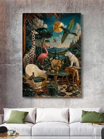 Shayer - The Kingdom of Curious Forms - XL - 60x80cm - 1/1, Antiek en Kunst