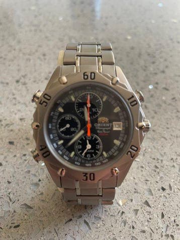 Orient - Chronograph Titanium Alarm - Zonder minimumprijs -