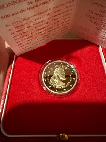 Monaco, Verenigde Staten. 2 Euro / 1 Dollar 2000/2024 (3