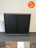 Roldeurkast - Ahrend - 120x120x45cm - Antracietgrijs met zwa, Werkplek, Ophalen of Verzenden, Gebruikt, Kast