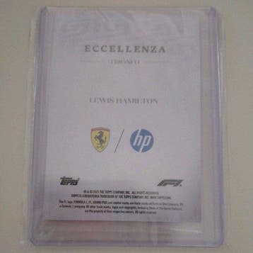 2025 Topps Lewis Hamilton Card - Excellent (EX), Nieuw