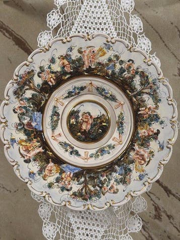 Bernini-Capodimonte - Bernini Porcelain Platter / Deep Bowl