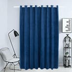vidaXL Gordijn verduisterend met ringen 290x245 cm fluweel, Huis en Inrichting, Verzenden, Nieuw