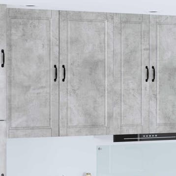vidaXL Wandkast PORTO Beton Grijs 50 x 31 x 100 cm Bewerkt, Verzenden, Nieuw