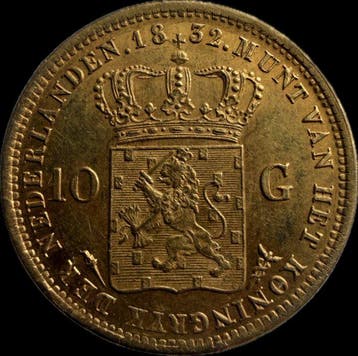 Nederland. Willem I. 10 Gulden 1832, Timbres & Monnaies, Monnaies | Pays-Bas